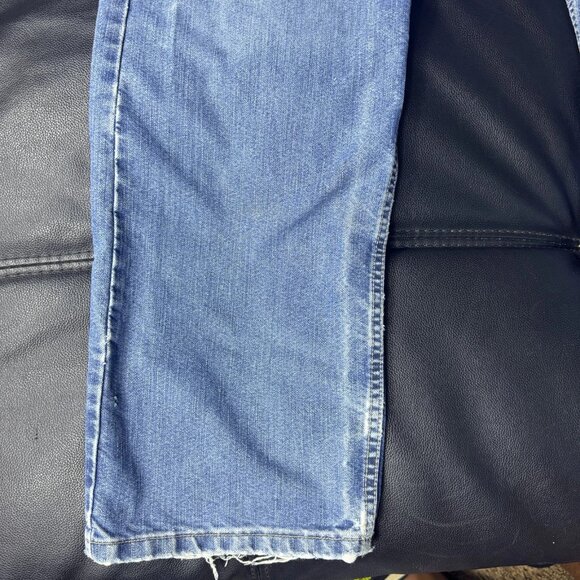 Wrangler 01 Competition Cool Vintage Men's Straight Leg Jeans Blue Denim 35x34 - Picture 4 of 16